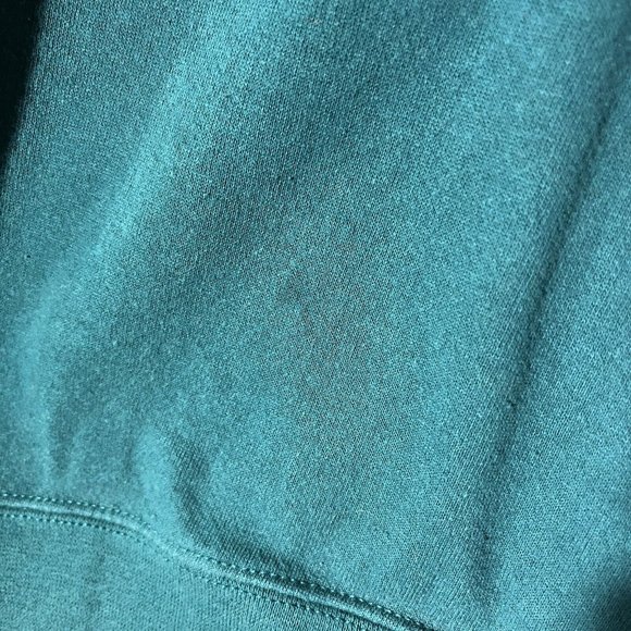 Vintage Cheetah Sweatshirt XL Green Graphic Logo Queen Princess 1990s Made USA - Picture 6 of 8